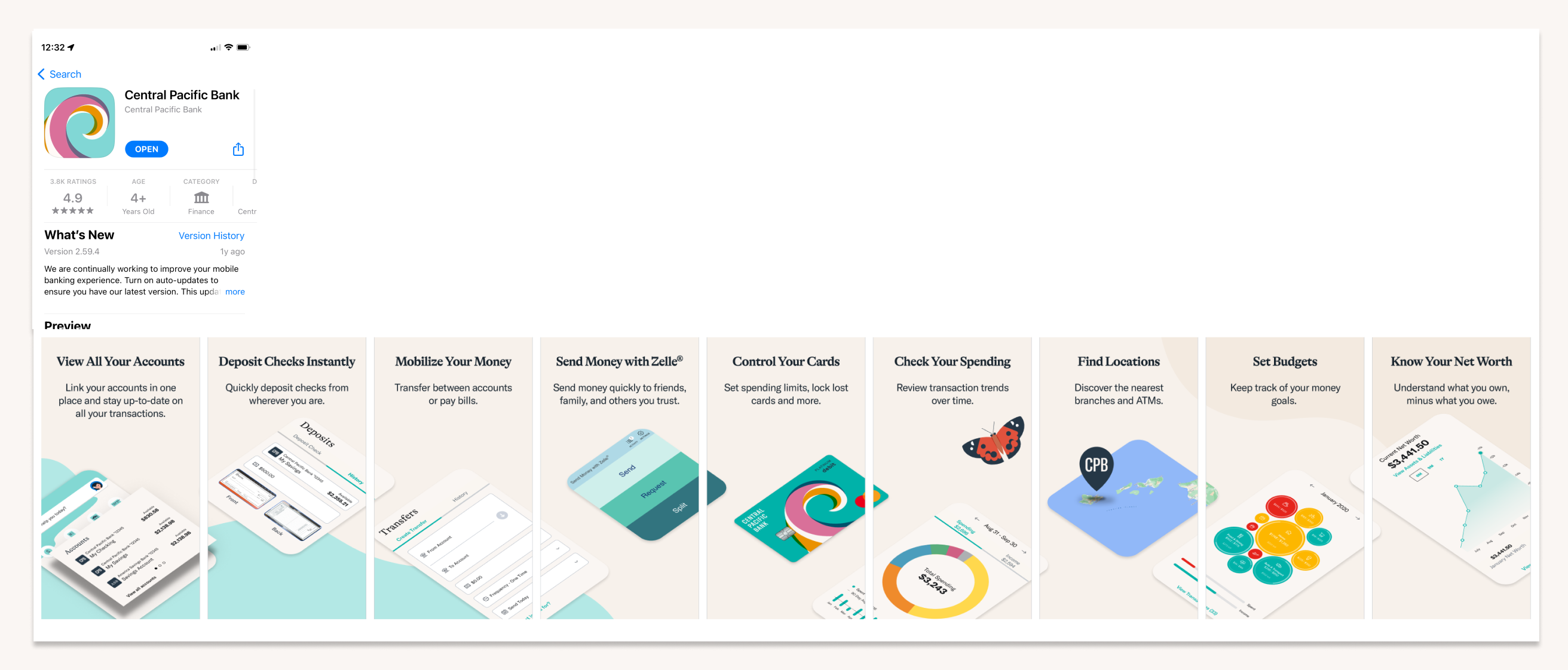 App store screenshots
